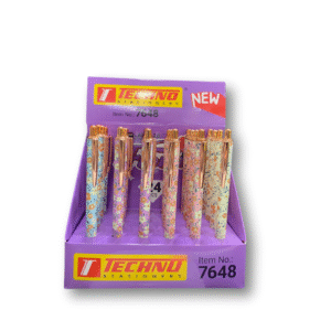 STYLO A BILLE FLORAL -TECHNO-